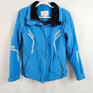 Descente Snowboarding Jacket in Blue - Size 10